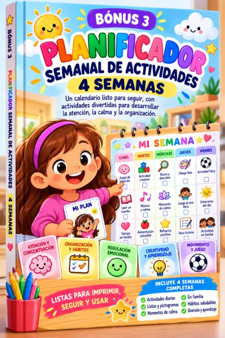 Mockup do bônus Planejador Semanal de Atividades